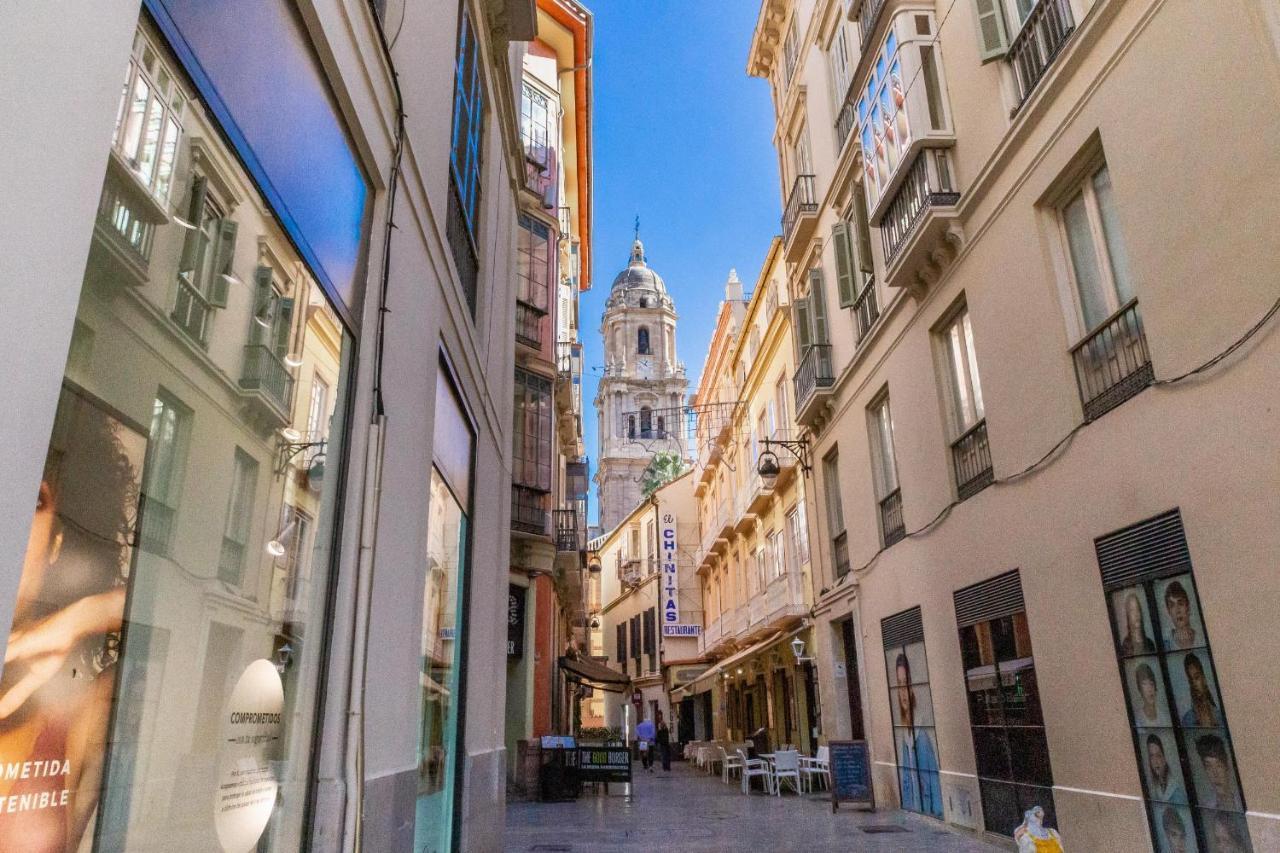 Central Malaga Apartment At Mitjana Plaza Dış mekan fotoğraf